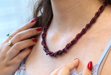 Load image into Gallery viewer, Garnet Necklace