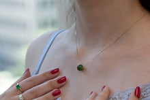 Load image into Gallery viewer, Jade Gold Necklace, 10K 14K 18K Gold