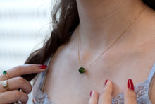 Load image into Gallery viewer, Jade Gold Necklace, 10K 14K 18K Gold