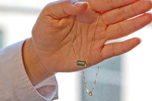 Load image into Gallery viewer, Jade Gold Necklace, 10K 14K 18K Gold