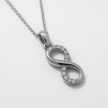 Load image into Gallery viewer, Infinity Gold Necklace, 10K Solid Gold Minimalist Necklace, Love Gift, Birthday Gift for Women,