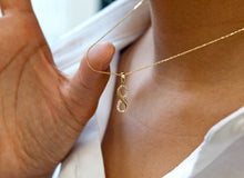 Load image into Gallery viewer, Infinity Gold Necklace, 10K Solid Gold Minimalist Necklace, Love Gift, Birthday Gift for Women,