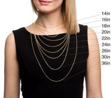 Load image into Gallery viewer, 18K Wheat Rope Chain Necklace, 2.15MM, Solid Italian Gold Necklace, For Men and Women, Spiga Diamond Cut, Birthday Gift for Women