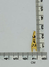 Load image into Gallery viewer, Good Luck Hand Charm , Rock N Roll Pendant, 10K 14K 18K Solid Gold, Birthday Gift for Women, 2nd Layering Pendant,