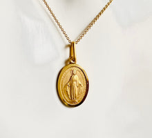 Load image into Gallery viewer, 14K Our Lady Of Miraculous, 15mm