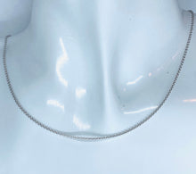Load image into Gallery viewer, 14K Gold Cable Chain, 1.2mm, White Cable Chain, Minimalist Gold Chain, Chain for Men/Women, Birthday Gift for Her