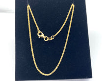 Load image into Gallery viewer, 10K Gold Wheat Rope Chain, 1.25mm
