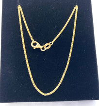 Load image into Gallery viewer, 10K Gold Wheat Rope Chain, 1.25mm