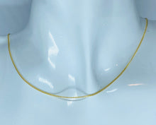 Load image into Gallery viewer, 10K Curb Chain 1.20mm Diamond Cut Curb Link Necklace, Solid Italian Gold