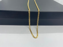 Load image into Gallery viewer, Anchor Chain Gold, 2.4MM 14K Solid Italian Gold, Strong and Heavy Women Necklace, Birthday Gift for Women, Mothers Day GiftFor Wife