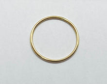 Load image into Gallery viewer, 10K Plain Wedding Band, 1MM Classic Ring, Dainty Stacking Ring, Thumb Ring, Spacer Ring, Birthday Gift for Women,