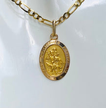 Load image into Gallery viewer, 10K Saint Christopher Pendant