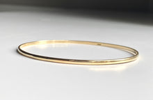 Load image into Gallery viewer, 10K Gold Bangle Bracelet, Slip On Stackable Bangles, Bracelet for Women, Birthday Gift for Women, Mothers Day Gift