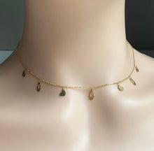 Load image into Gallery viewer, Heart Necklace Gold, 10K 14K Solid Gold Hamsa Heart Necklace, Simple and Elegant Necklace, Birthday Gift for Women, Mothers Day For Wife