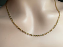 Load image into Gallery viewer, 14K Gold Anchor Chain, 3MM, Mariners Necklace, Necklace for Men, Birthday Gift Men, Investment Jewelry