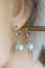 Load image into Gallery viewer, Pearl Earrings Dangle, Silver Pearl Earrings , Pearl Wedding Jewelry, June Birthstone, Birthday Gift Women, Earrings For Women