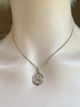 Load image into Gallery viewer, Capricorn Zodiac Pendant, 10K Solid Yellow Gold Capricorn Necklace, Birthday Gift for Dec 22- Jan 21, Birthday Gift for Women