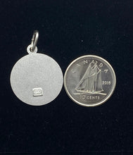 Load image into Gallery viewer, Capricorn Pendant Zodiac Sign,18mm , 925 Sterling Silver Round Necklace, Fancy Silver Pendant, Birthday Gift for Women, Mothers Day Gift