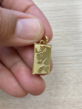 Load image into Gallery viewer, 18K Taurus Zodiac Pendant