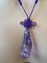 Load image into Gallery viewer, Amethyst Necklace, Natural Handmade Amethyst, Good Luck Symbol, February Birthstone, Birthday Gift for Women, Christmas Presents for Wife