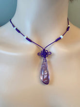 Load image into Gallery viewer, Amethyst Necklace, Natural Handmade Amethyst, Good Luck Symbol, February Birthstone, Birthday Gift for Women, Christmas Presents for Wife