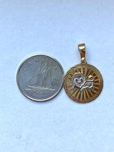 Load image into Gallery viewer, 10K Leo Zodiac Sign Pendant, Lion Necklace, Gift for July 23- Aug 22 Birthday, Every Day Jewelry, Christmas Presents