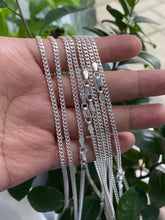 Load image into Gallery viewer, Silver Curb Chain, 2.90MM, 925 Solid Sterling Italian Silver, Birthday Gift for Men/ Women, Mothers Day Gift