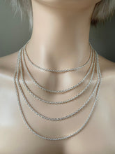 Load image into Gallery viewer, Cable Chain Silver, 2.4mm, 925 Sterling Silver Chain