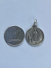Load image into Gallery viewer, Our Lady of Lourdes, 16mm, 925 Sterling Pendant