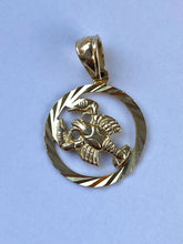 Load image into Gallery viewer, 10K Cancer Zodiac Sign Pendant
