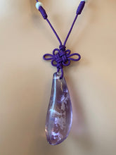 Load image into Gallery viewer, Amethyst Necklace, Natural Handmade Amethyst, Good Luck Symbol, February Birthstone, Birthday Gift for Women, Christmas Presents for Wife