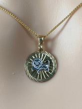 Load image into Gallery viewer, 10K Leo Zodiac Sign Pendant, Lion Necklace, Gift for July 23- Aug 22 Birthday, Every Day Jewelry, Christmas Presents