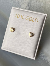 Load image into Gallery viewer, Earrings for Baby, 10K Solid Gold, Newborn Baby Earrings, Birthday Gift for Baby Girl, For Toddler, Presents