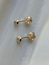 Load image into Gallery viewer, Earrings for Baby, 10K Solid Gold, Newborn Baby Earrings, Birthday Gift for Baby Girl, For Toddler, Presents