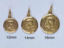 Load image into Gallery viewer, Jesus Christ Pendant, 10K 14K 18K Redentore Medals