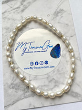 Load image into Gallery viewer, Pearl Elastic Bracelet, White Beaded Bracelet, Gift for Daughter, Birthday Gift for Women, , Mothers Day Gift
