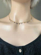 Load image into Gallery viewer, Choker Necklace 14K Solid Gold, Leaf Charm Necklace, Necklace for Women, Gift for Wife, for Girlfriend, Every Day Jewelry