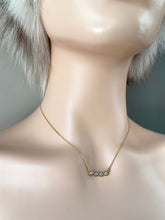 Load image into Gallery viewer, Diamond Gold Necklace, 14K Solid Gold Necklace for Women, Minimalist Necklace, Birthday Gift For Women, Mothers Day Gift