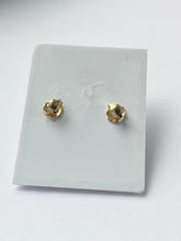 Load image into Gallery viewer, Kitten Earrings for Baby, 10K Solid Gold, Newborn Baby Earrings, Baptism Gift for Baby Girl, Birthday Gift For Toddler, Presents