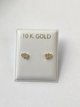 Load image into Gallery viewer, Earrings for Baby, 10K Solid Gold, Newborn Baby Earrings, Birthday Gift for Baby Girl, Earrings For Toddler, Presents