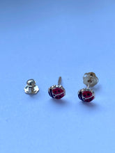 Load image into Gallery viewer, Ladybug Earrings for Baby, 10K Solid Gold, Red Earrings, Birthday Gift for Baby Girl, For Toddler, Presents