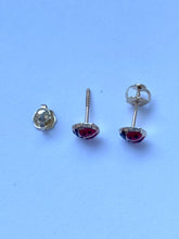 Load image into Gallery viewer, Ladybug Earrings for Baby, 10K Solid Gold, Red Earrings, Birthday Gift for Baby Girl, For Toddler, Presents