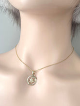 Load image into Gallery viewer, Scorpio Zodiac Sign Pendant, 10K Solid Yellow Gold, Diamond Cut, Birthday Gift for Oct22-Nov 21, Mothers Day Gift