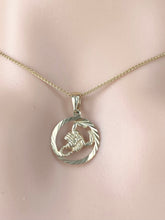 Load image into Gallery viewer, Scorpio Zodiac Sign Pendant, 10K Solid Yellow Gold, Diamond Cut, Birthday Gift for Oct22-Nov 21, Mothers Day Gift