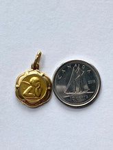 Load image into Gallery viewer, 14K Guardian Angel Pendant 14mm