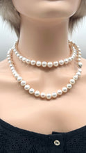 Load image into Gallery viewer, Long Pearl Necklace, 36 inches Pearl Necklace, Hand Knotted Pearl, Birthday Gift for Mom, Mothers Day Gift