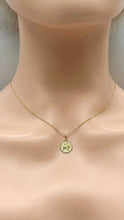 Load image into Gallery viewer, Leo Zodiac Sign Pendant, 10K Solid Gold Leo Necklace, Small Lion Gold Pendant, Perfect Gift for July 23- Aug 22 Birthdays