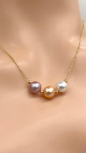Load image into Gallery viewer, Pearl Necklace, 10K 14K 18K Gold