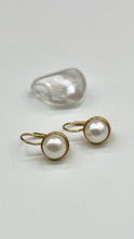 Load image into Gallery viewer, 14K Gold Pearl Earrings, White Pearl, Pink Pearl, Gray Pearl, Earrings for Women, Birthday Gift for Daughter, Jewelry for Woman