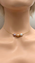 Load image into Gallery viewer, Pearl Necklace, 10K 14K 18K Gold